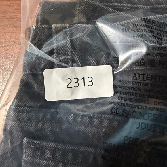 Levis 962 Jeans Women 7 Med (27 x32) Faded Black Vintage USA Orange Tab Tapered - Picture 12 of 12